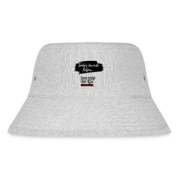 Santa's favorite helper... - Stanley/Stella Recycled Bucket Hat - heather grey - Front
