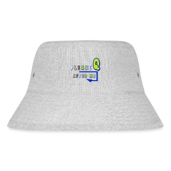Please queue - Stanley/Stella Recycled Bucket Hat - heather grey - Front