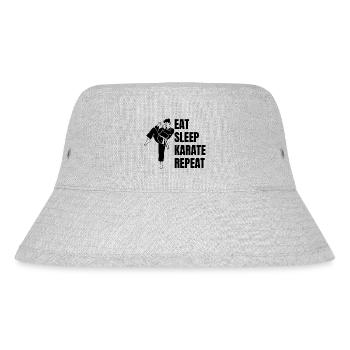 Karate Hapkido Judo Aikido Kampfkunst Kampfsport - Stanley/Stella recycelter Bucket Hat - Grau meliert - Vorne