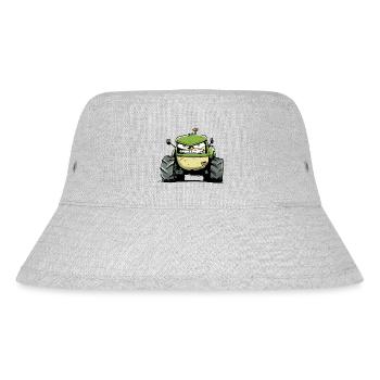 Angry Tractor No. 4 - Stanley/Stella Recycled Bucket Hat - heather grey - Front