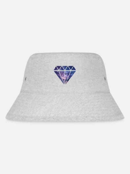 Diamond in the galaxy - Stanley/Stella Recycled Bucket Hat - heather grey