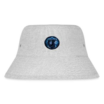 Sternzeichen Zwilling F - Stanley/Stella recycelter Bucket Hat - Grau meliert - Vorne