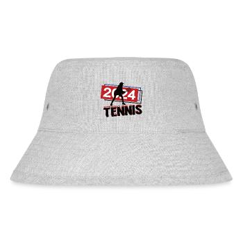 Tennis Spielerin Team Turnier Mannschaft 2024 - Stanley/Stella recycelter Bucket Hat - Grau meliert - Vorne