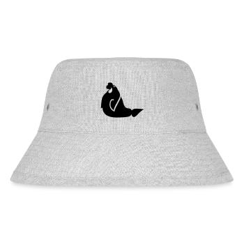 Walrus 01 - Stanley/Stella Recycled Bucket Hat - heather grey - Front