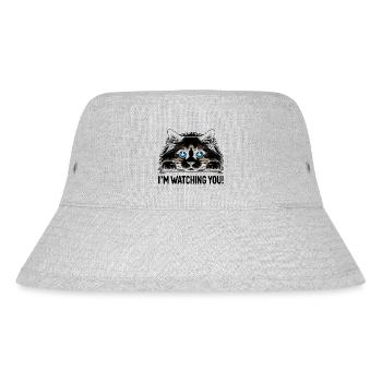 Ich beobachte dich Ragdoll Katze Liebhaber Ragdolls Katzen - Stanley/Stella recycelter Bucket Hat - Grau meliert - Vorne