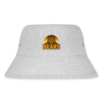 Bears Bearflag Pride Outfit - Stanley/Stella Recycled Bucket Hat - heather grey - Front
