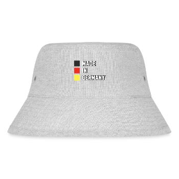 Made in Germany Deutschland Design  - Stanley/Stella recycelter Bucket Hat - Grau meliert - Vorne