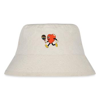 Heart in the paddle - Stanley/Stella Recycled Bucket Hat - natural - Front