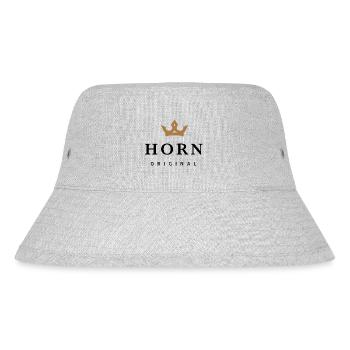 Horn - Stanley/Stella recycelter Bucket Hat - Grau meliert - Vorne