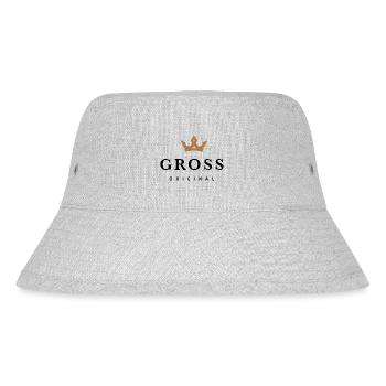 Gross - Stanley/Stella recycelter Bucket Hat - Grau meliert - Vorne