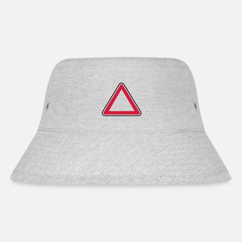 Attention panel - Stanley/Stella Recycled Bucket Hat - heather grey