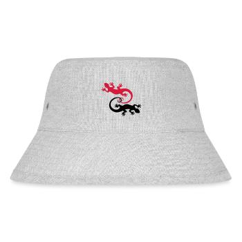 BALI - GECKO TWINS - Stanley/Stella Recycled Bucket Hat - heather grey - Front