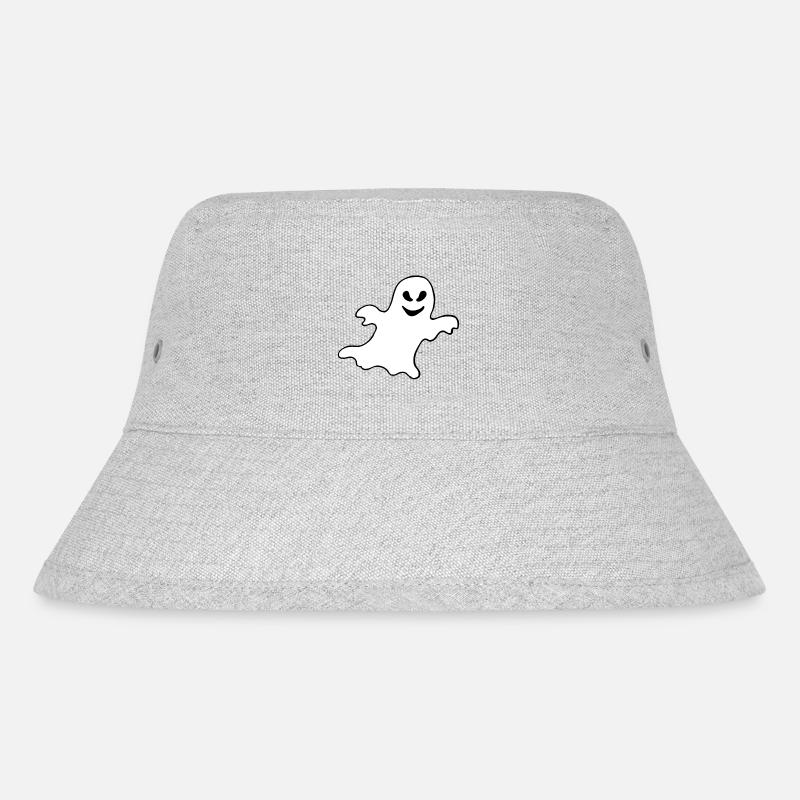 Gespenst Geist Halloween Erschrecken - Stanley/Stella recycelter Bucket Hat - Grau meliert