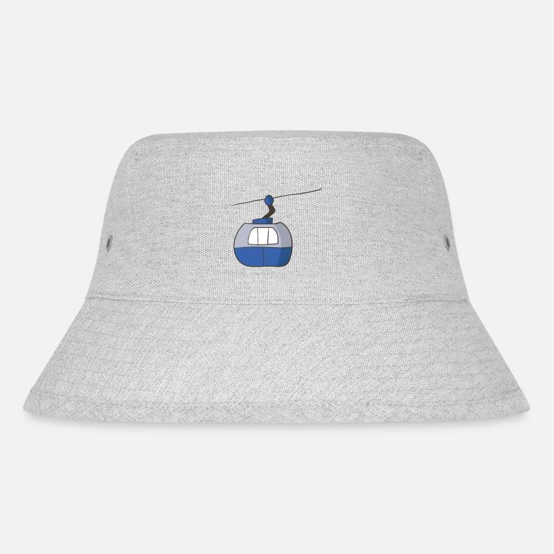 Skilift - Stanley/Stella recycelter Bucket Hat - Grau meliert