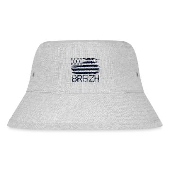 Breizh drapeau - Bob recyclé Stanley/Stella - gris chiné - Devant