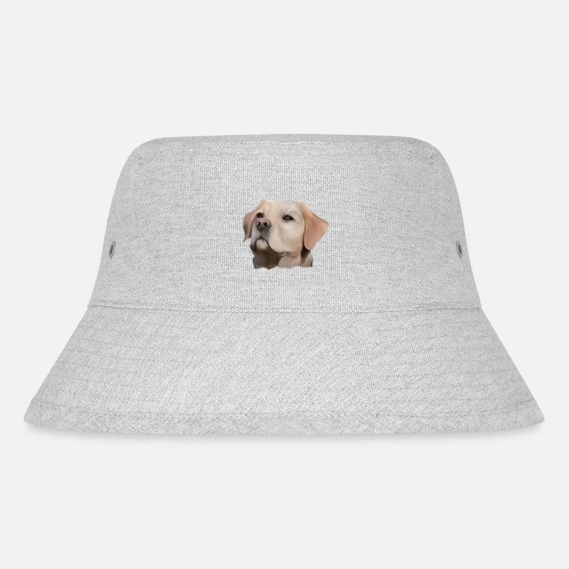 Labrador - Stanley/Stella recycelter Bucket Hat - Grau meliert