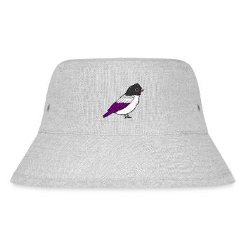 Asexueller Vogel Ace Pride - Stanley/Stella recycelter Bucket Hat - Grau meliert - Vorne