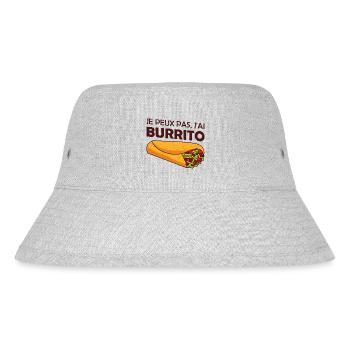je peux pas j ai burrito - Bob recyclé Stanley/Stella - gris chiné - Devant