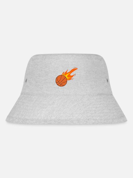 Basketball Basketballer - Stanley/Stella recycelter Bucket Hat - Grau meliert