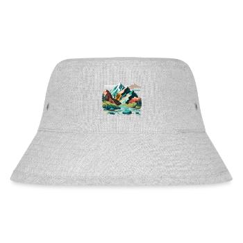 SURREAL - Stanley/Stella Recycled Bucket Hat - heather grey - Front