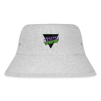 lustig cool geek bullterrier hundeliebhaber - Stanley/Stella recycelter Bucket Hat - Grau meliert - Vorne