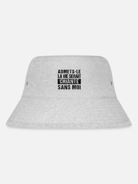 La vie serait plus chiante sans moi humour cadeau - Bob recyclé Stanley/Stella - gris chiné
