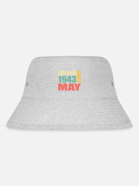 80e anniversaire mai millésime 1943 idée cadeau - Bob recyclé Stanley/Stella - gris chiné