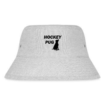 Hund Dog - Stanley/Stella recycelter Bucket Hat - Grau meliert - Vorne