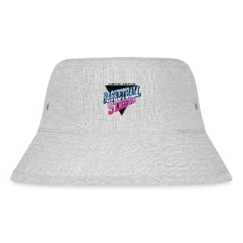 Basketball Player Sport Font Vintage Retro - Stanley/Stella Recycled Bucket Hat - heather grey - Front
