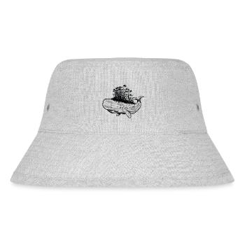 Whale forest - Stanley/Stella Recycled Bucket Hat - heather grey - Front