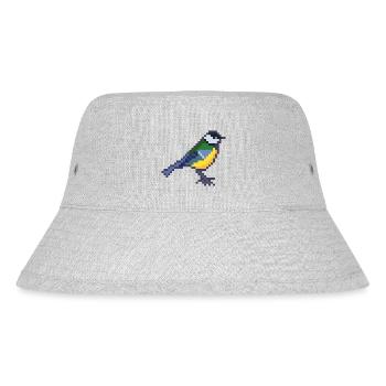 Vogel - Stanley/Stella recycelter Bucket Hat - Grau meliert - Vorne
