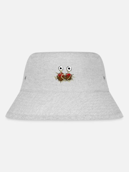 Flying Spaghetti Monster - Stanley/Stella recycelter Bucket Hat - Grau meliert