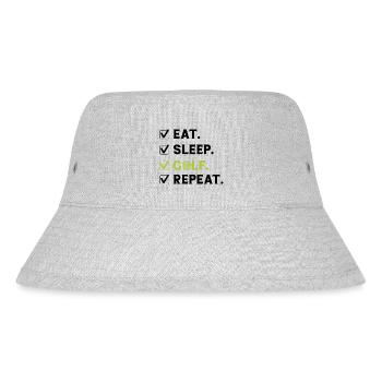 Golf Golfing Golfer Golfer Golf Club - Stanley/Stella Recycled Bucket Hat - heather grey - Front