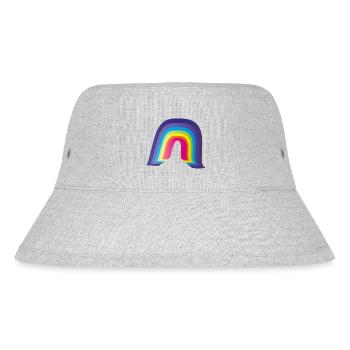 rainbow sweet - Stanley/Stella recycelter Bucket Hat - Grau meliert - Vorne