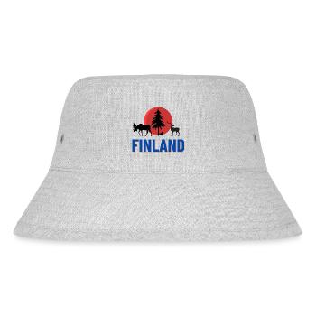 FINLAND - Stanley/Stella Recycled Bucket Hat - heather grey - Front