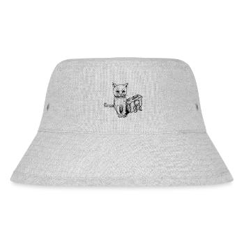 Verloren - Stanley/Stella recycelter Bucket Hat - Grau meliert - Vorne