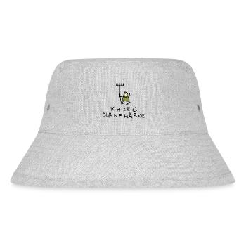 Bauer Rebell - Stanley/Stella recycelter Bucket Hat - Grau meliert - Vorne