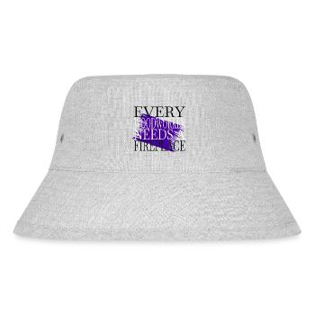 Woodworking Fun Funny Carpenter Quotes - Stanley/Stella Recycled Bucket Hat - heather grey - Front