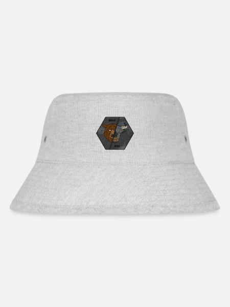 Bear Bull - Stanley/Stella Recycled Bucket Hat - heather grey
