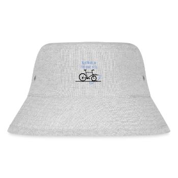 Cargo bike nightmare, cargo bike, e-bike - Stanley/Stella Recycled Bucket Hat - heather grey - Front