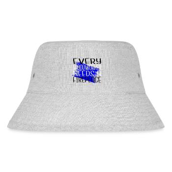 carpenter hoodies and sweatshirts carpentry love - Stanley/Stella Recycled Bucket Hat - heather grey - Front