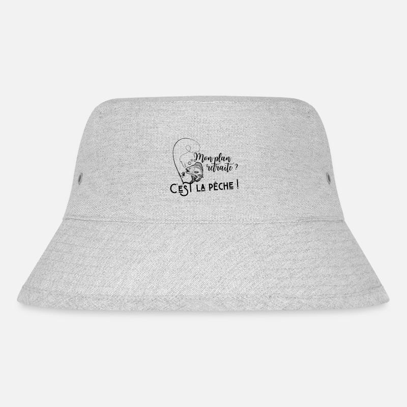 Mon plan retraite, c'est la pêche - Bob recyclé Stanley/Stella - gris chiné