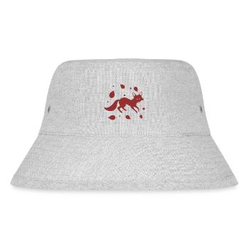 Fox - Animal, Zoo, Animal Lover, Nature Conservation - Stanley/Stella Recycled Bucket Hat - heather grey - Front