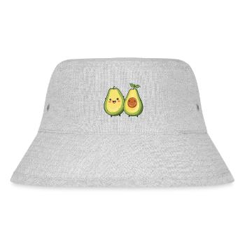 Avocado Love - Stanley/Stella recycelter Bucket Hat - Grau meliert - Vorne