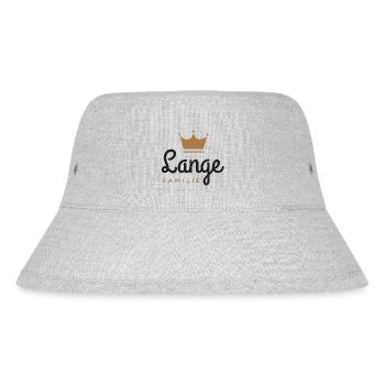 Lange-Familie - Stanley/Stella recycelter Bucket Hat - Grau meliert - Vorne