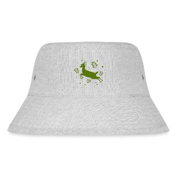 Deer - Forest, Nature, Animal Welfare - Stanley/Stella Recycled Bucket Hat - heather grey - Front