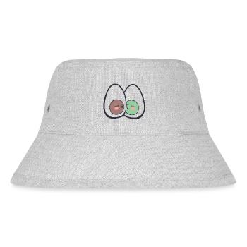 Sweet Avocado - Stanley/Stella recycelter Bucket Hat - Grau meliert - Vorne