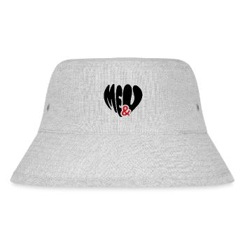 Me & u <3 - Stanley/Stella recycelter Bucket Hat - Grau meliert - Vorne