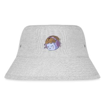 Musik Muffin - Stanley/Stella recycelter Bucket Hat - Grau meliert - Vorne