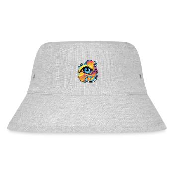Eye of the Universe: A Cosmic Journey - Stanley/Stella Recycled Bucket Hat - heather grey - Front